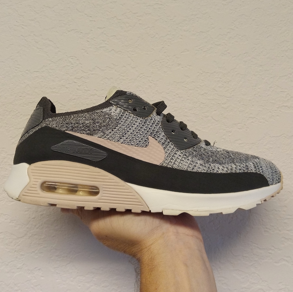 Nike Women's Sneakers in Black, Gray, and Tan